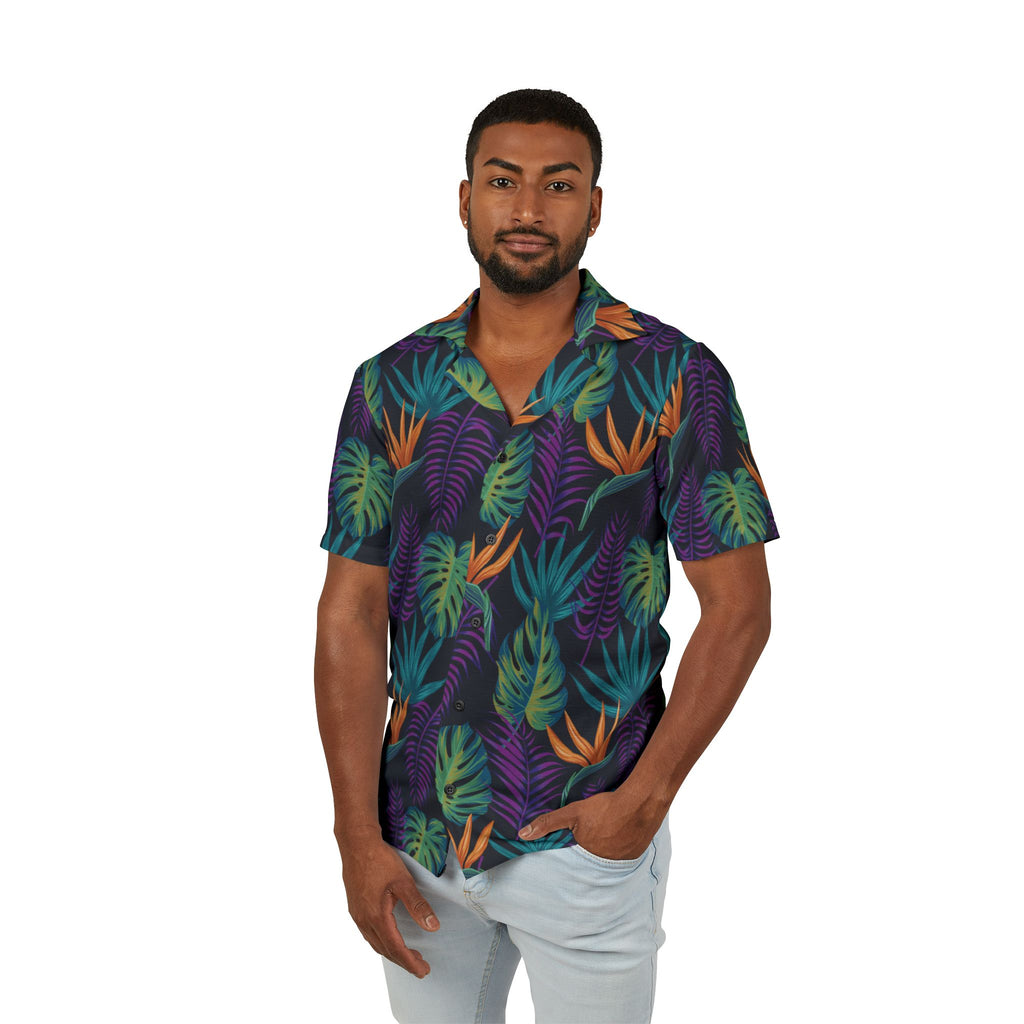 Men Tropical Camp Shirt
