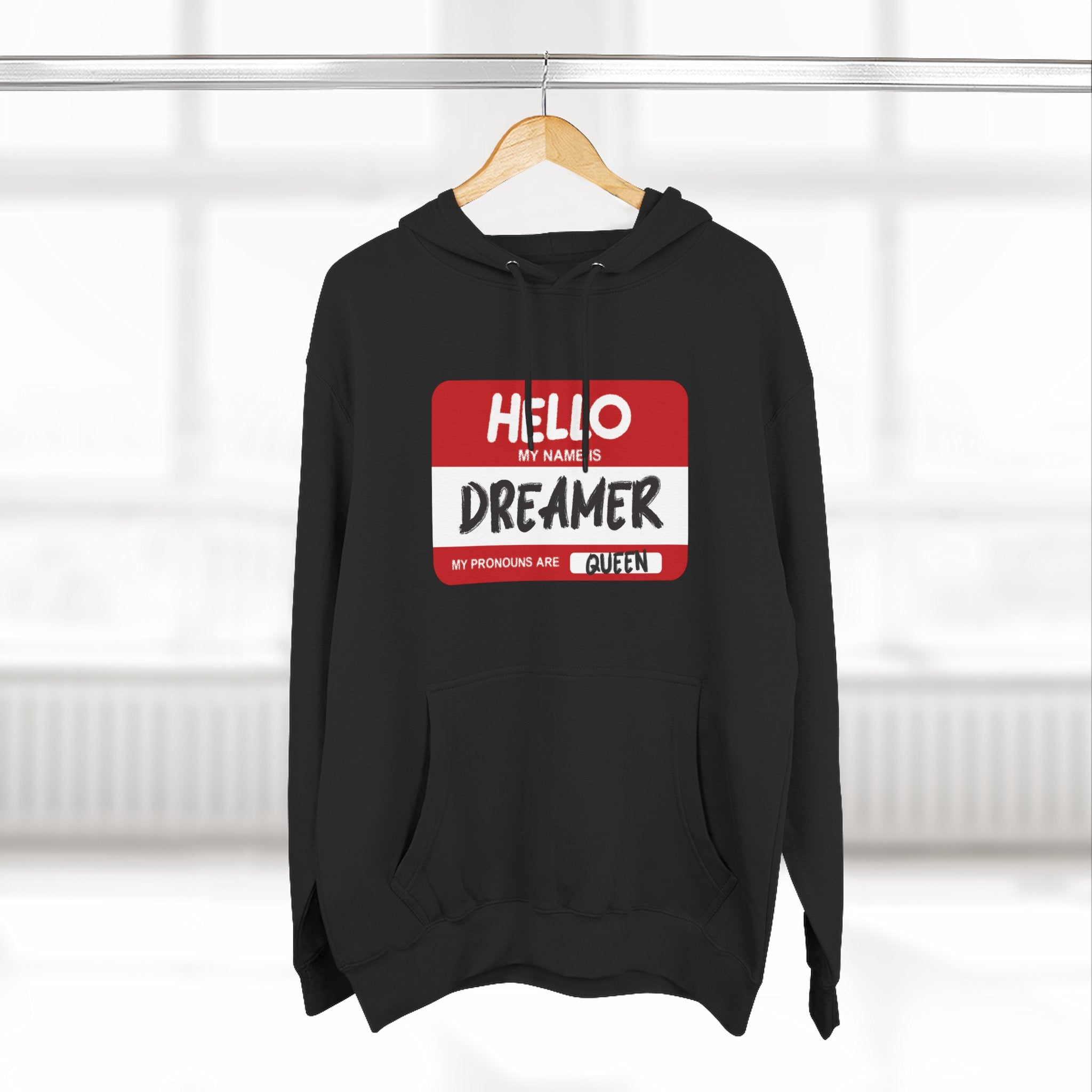 Dreamer Fleece Hoodie - Cozy Dreamer Apparel, Perfect for Gifting, Unisex Style, Ideal for Casual Outings, Great for Celebrations