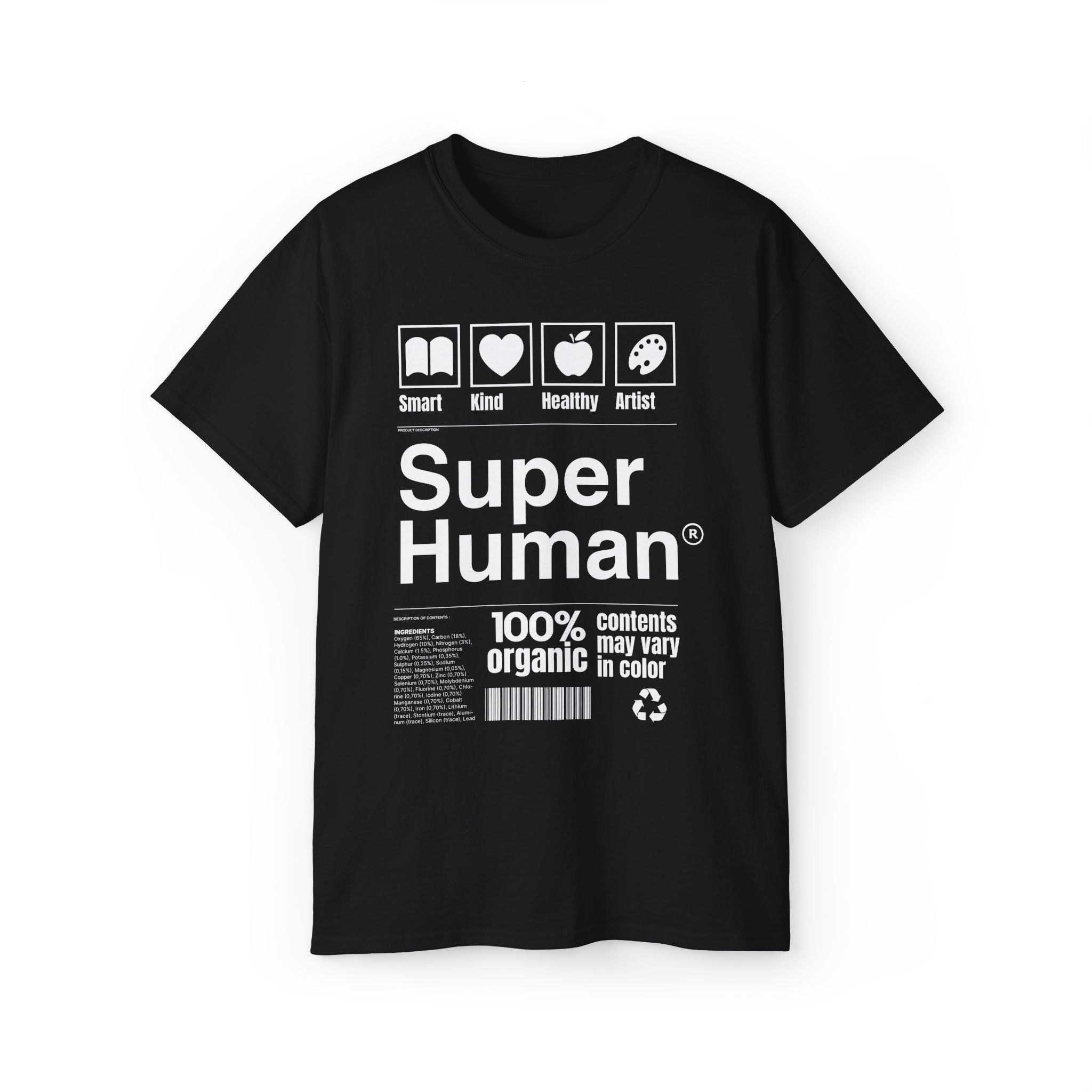 Super Human Collection T-Shirt - Premium Eco-friendly 100% Cotton