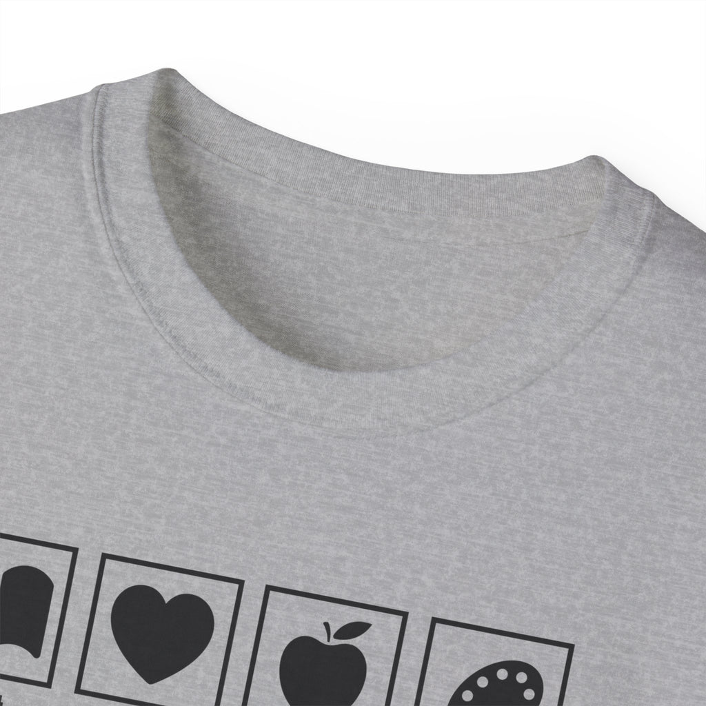 "Super Human Label" Unix T-shirt 100% Cotton Eco-friendly