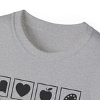 "Super Human Label" Unix T-shirt 100% Cotton Eco-friendly