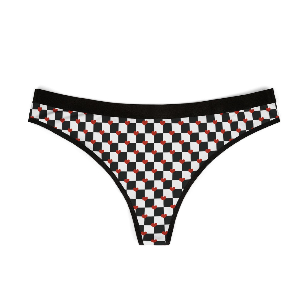 Chess Pattern Women's Thong