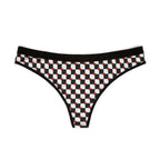 Chess Pattern Women's Thong