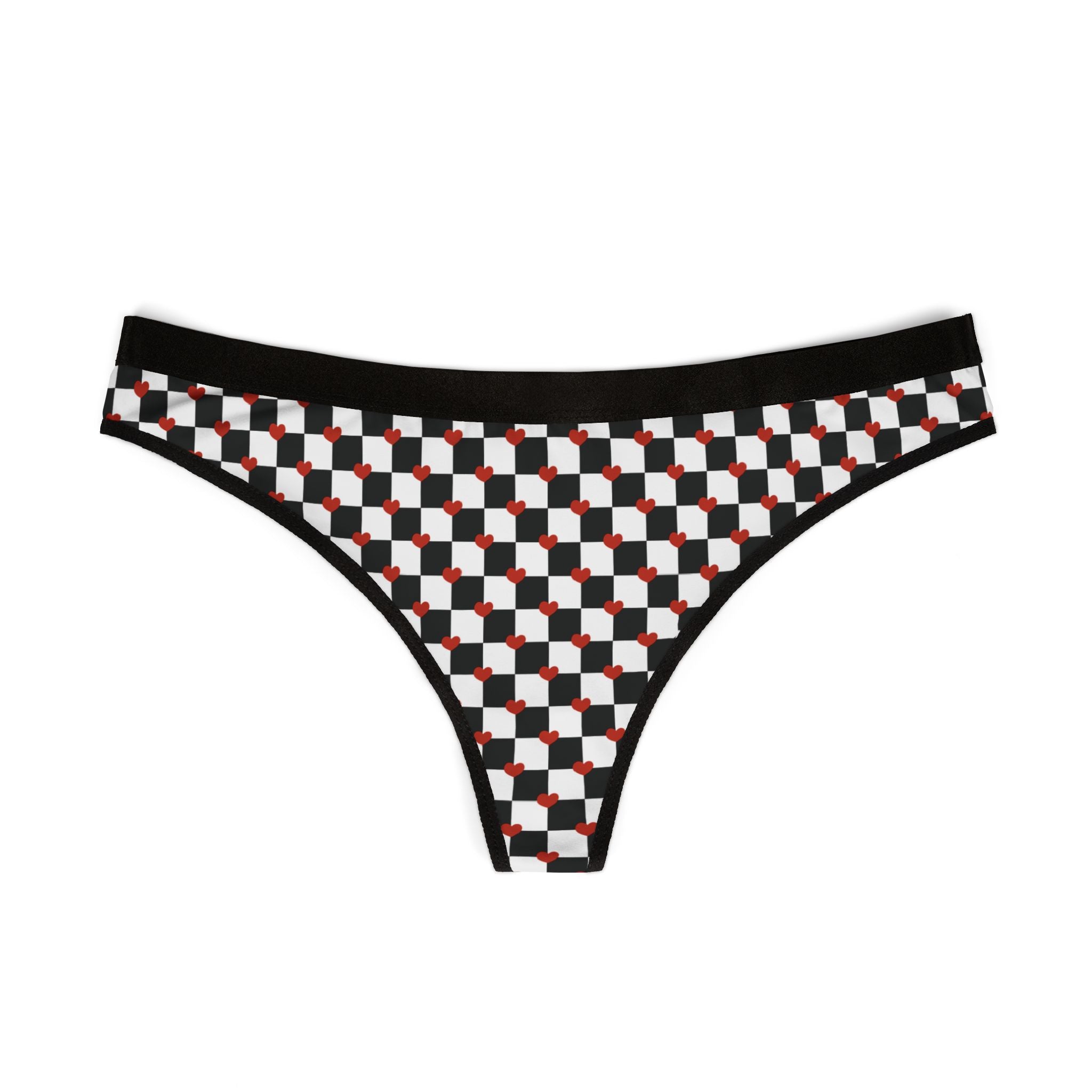 Chess Pattern Women's Thong