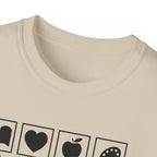 "Super Human Label" Unix T-shirt 100% Cotton Eco-friendly