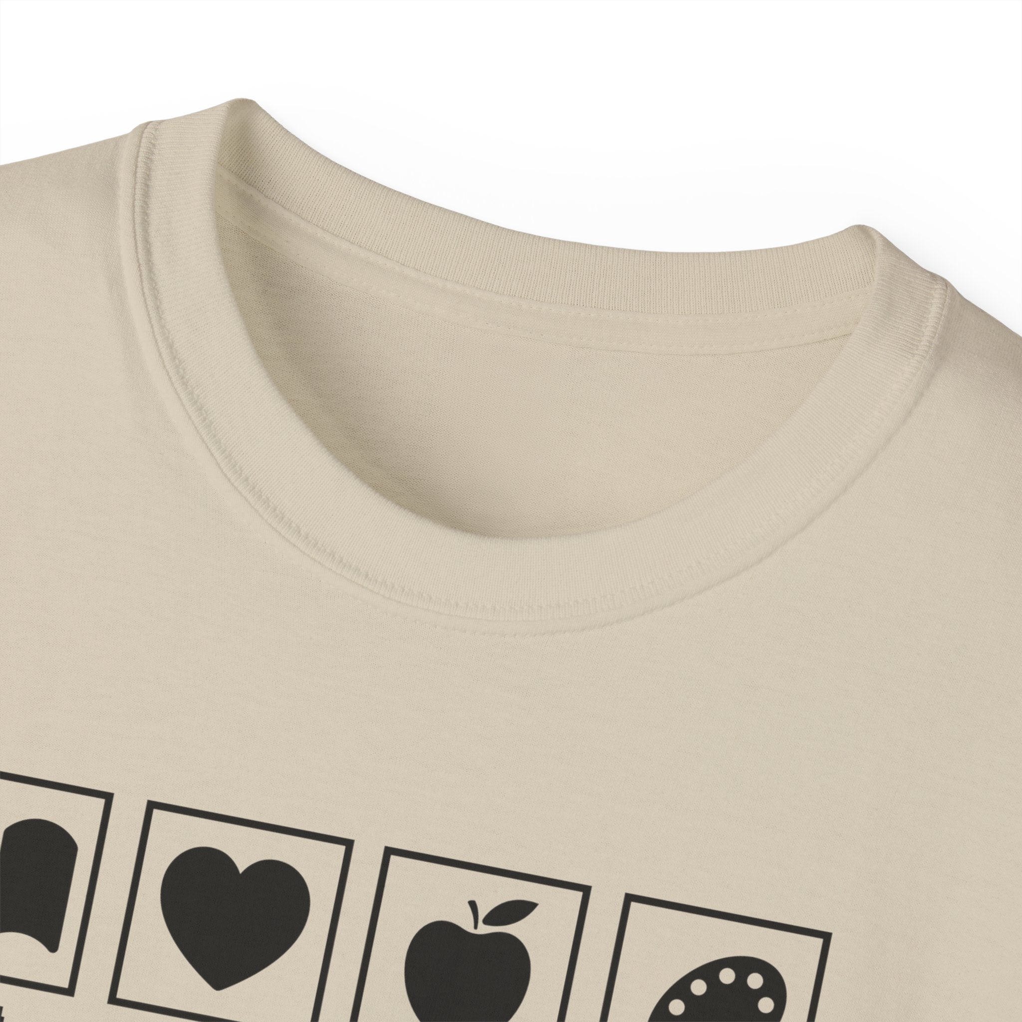 "Super Human Label" Unix T-shirt 100% Cotton Eco-friendly