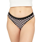 Chess Pattern Women's Thong