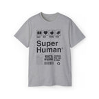 "Super Human Label" Unix T-shirt 100% Cotton Eco-friendly