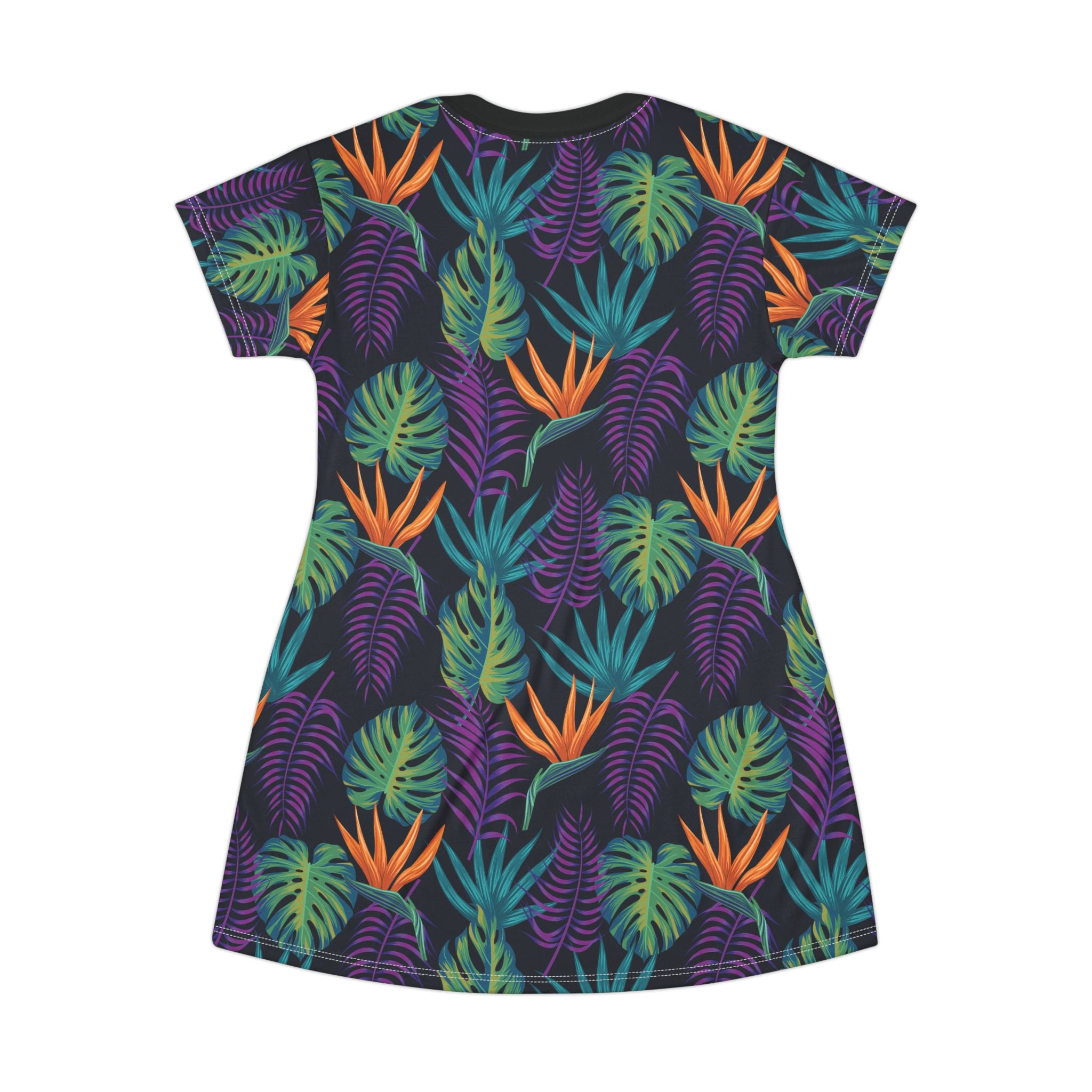 Jolyland - Boho Tropical T-Shirt Dress