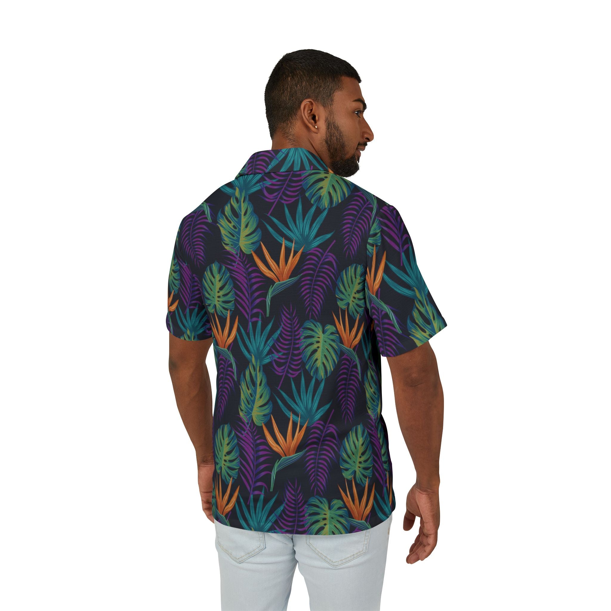 Men Tropical Camp Shirt