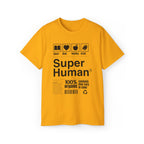 "Super Human Label" Unix T-shirt 100% Cotton Eco-friendly