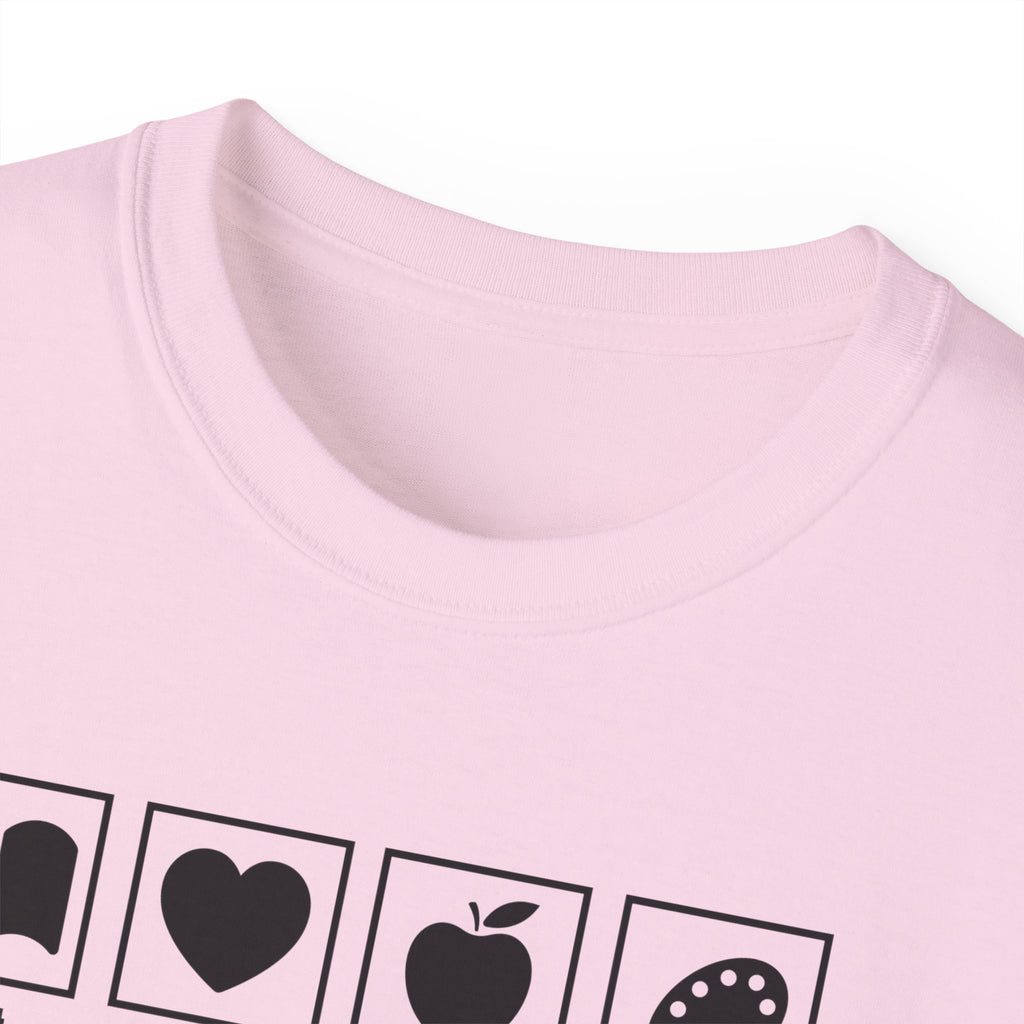 "Super Human Label" Unix T-shirt 100% Cotton Eco-friendly