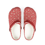 Lou & Lola Red Patterned Foam Clogs