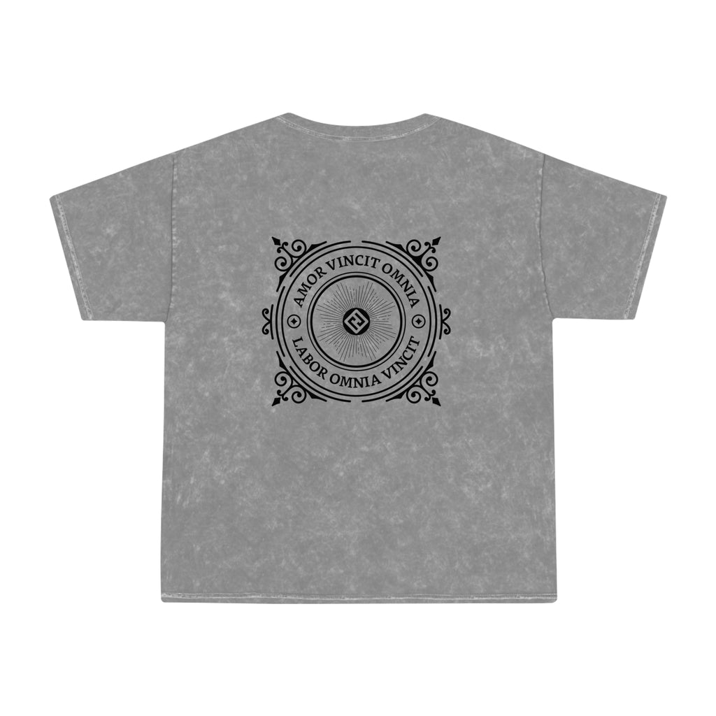 T-shirt de desperados de lavage minéral unisexe