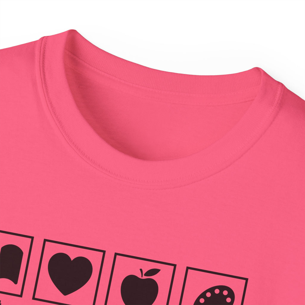 "Super Human Label" Unix T-shirt 100% Cotton Eco-friendly