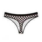 Chess Pattern Women's Thong