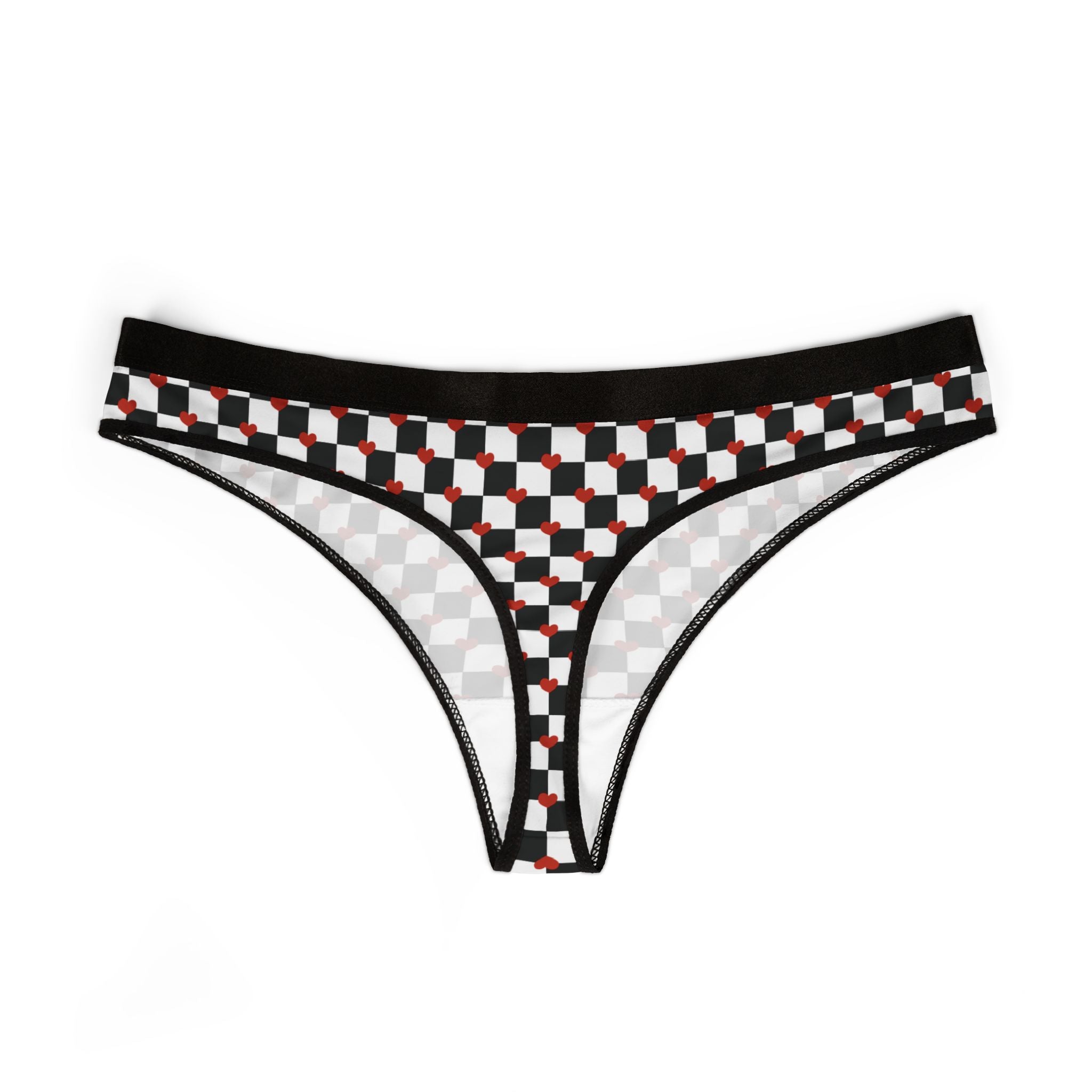 Chess Pattern Women's Thong