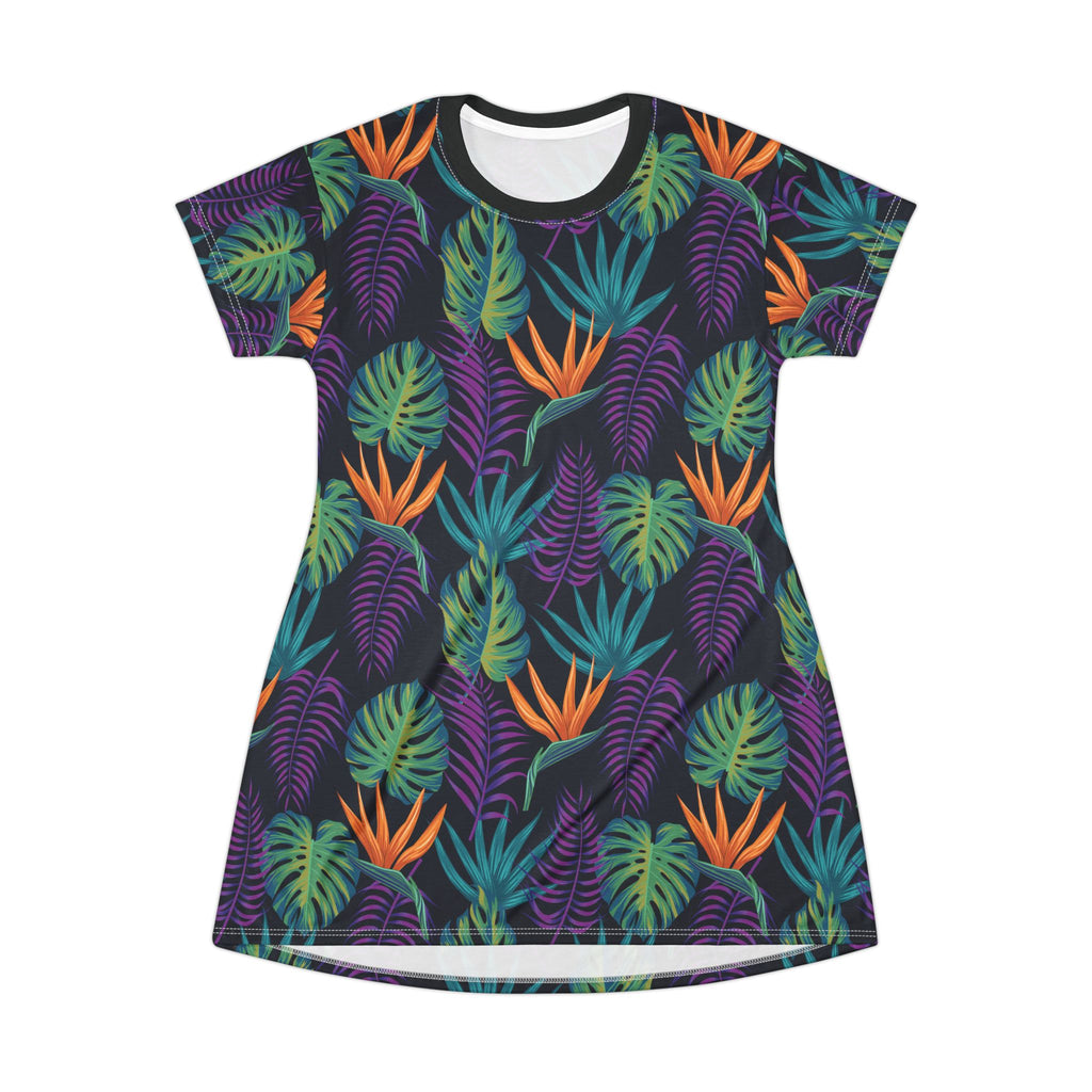 Jolyland - Boho Tropical T-Shirt Dress