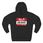 Dreamer Fleece Hoodie - Cozy Dreamer Apparel, Perfect for Gifting, Unisex Style, Ideal for Casual Outings, Great for Celebrations