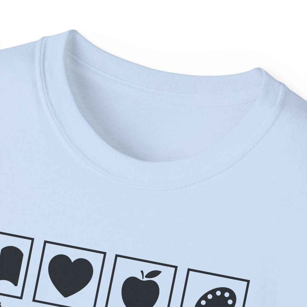 "Super Human Label" Unix T-shirt 100% Cotton Eco-friendly