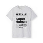 "Super Human Label" Unix T-shirt 100% Cotton Eco-friendly